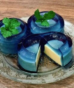 Bánh Flan Hoa Đậu Biếc