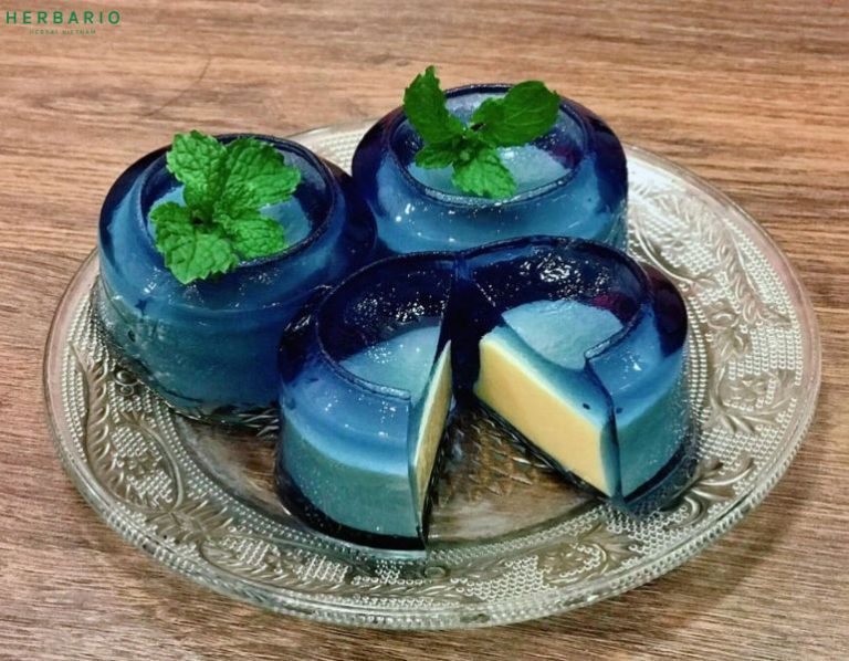 Flan Hoa Đậu Biếc