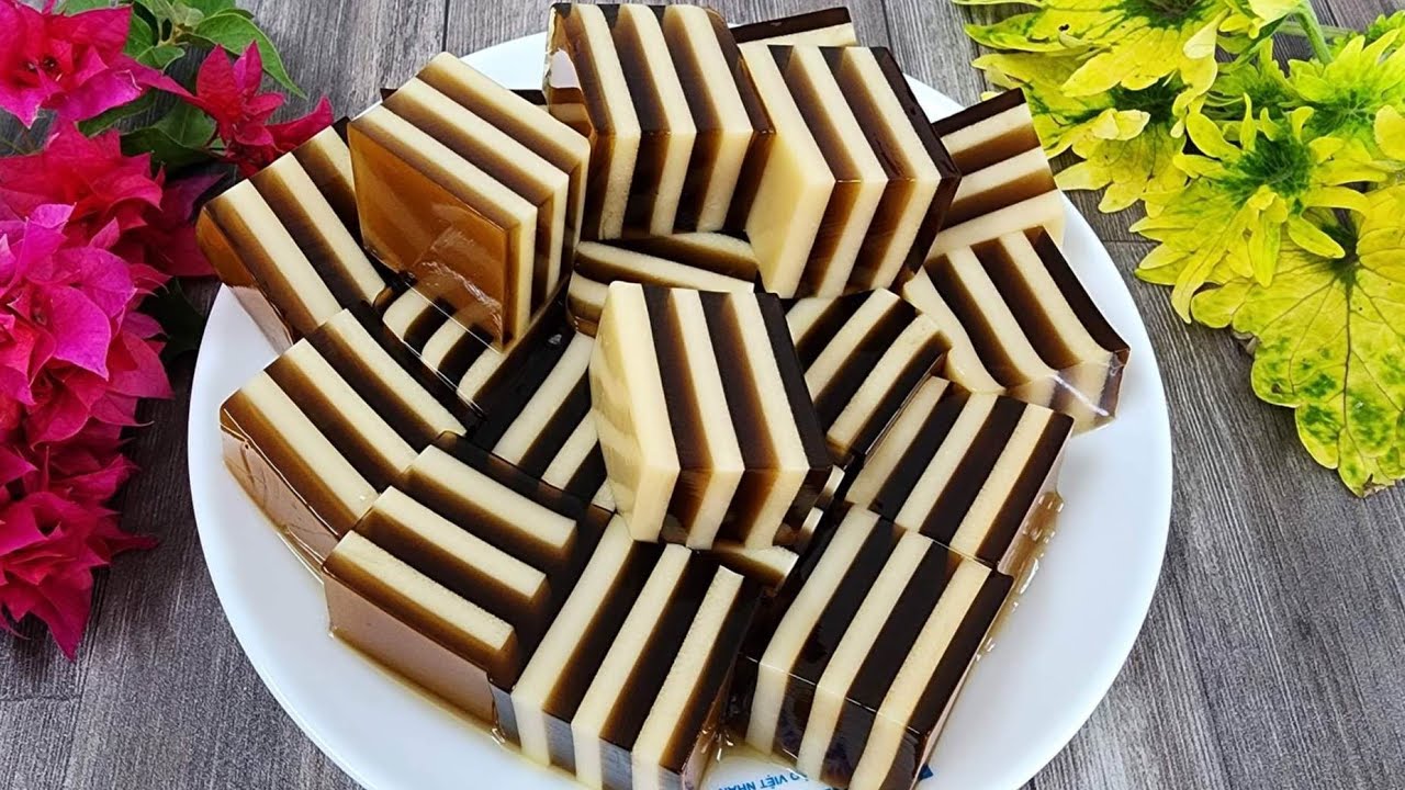 Bánh Flan Rau Câu Cà Phê